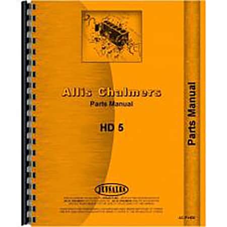 Parts Manual Made Fits Allis Chalmers AC Tractor Model HD5B